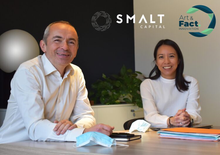 Matthieu SEGAUX, Directeur Administratif et Financier d’Art & Fact Innovation et Marguerite PAPPALARDO, Gérant chez Smalt Capital